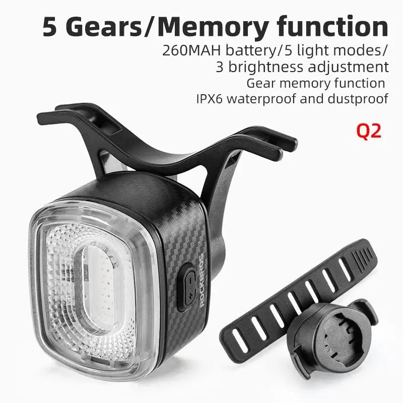 ROCKBROS Smart Bicycle Brake Light LED Cycling Taillight