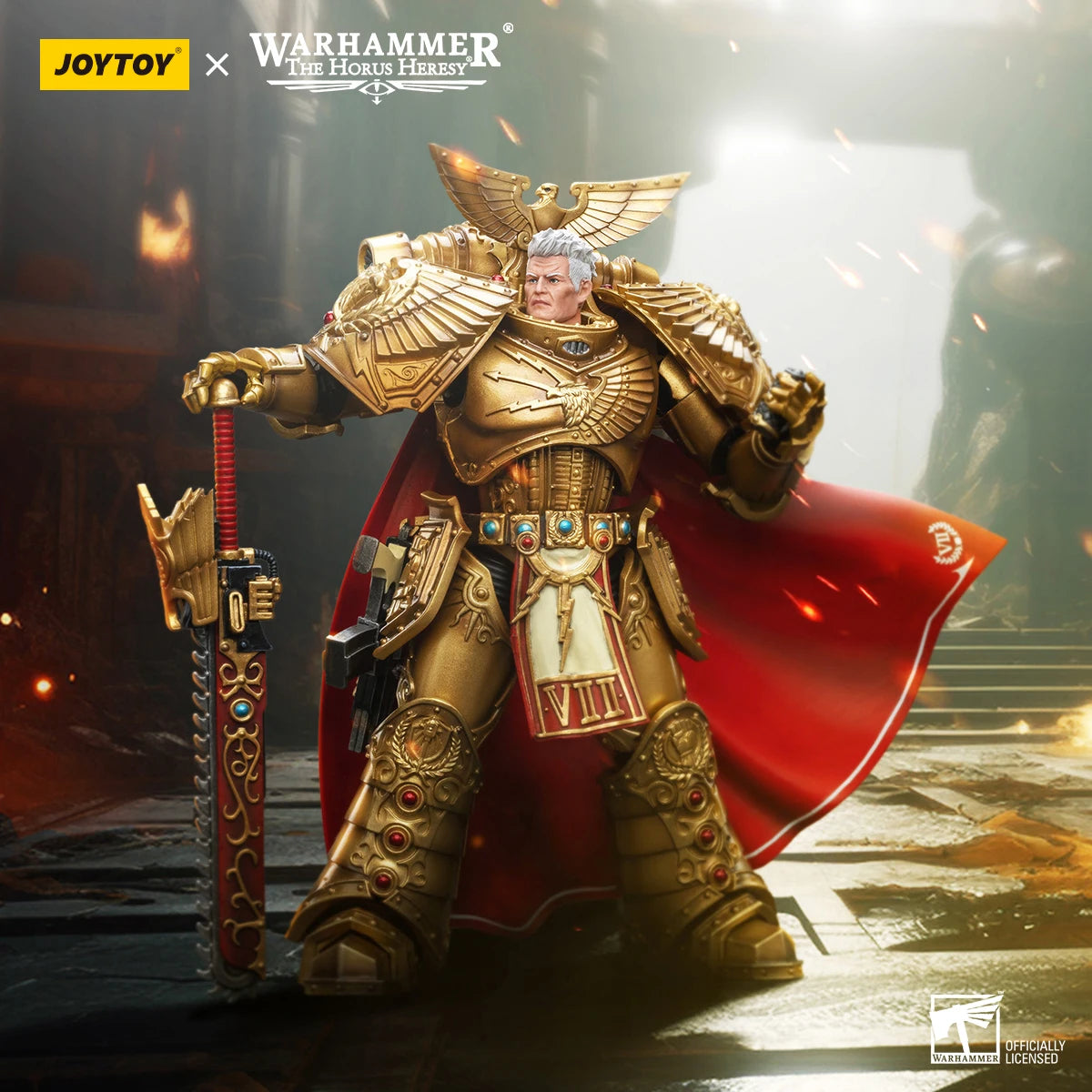 Joy Toy Warhammer 40k Imperial Fists Rogal Dorn Figure