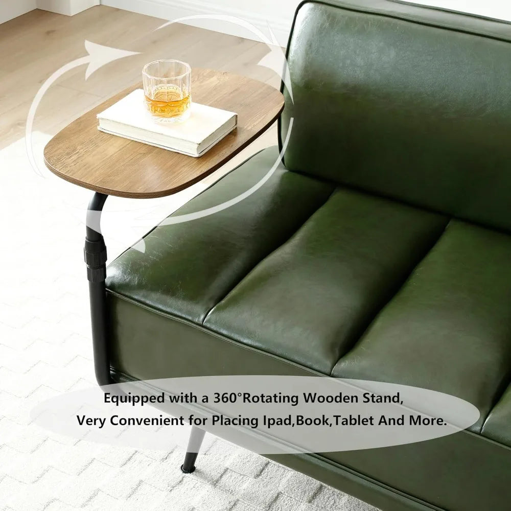 GUANGBAI PU Leather Ottoman Bench For Living Room Bedroom
