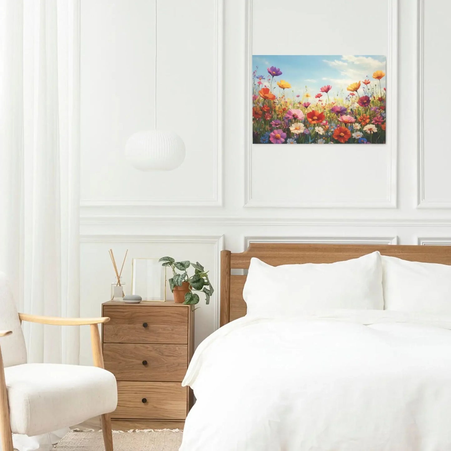 Frame Canvas Bedroom Wall Art Landscape Print Decor