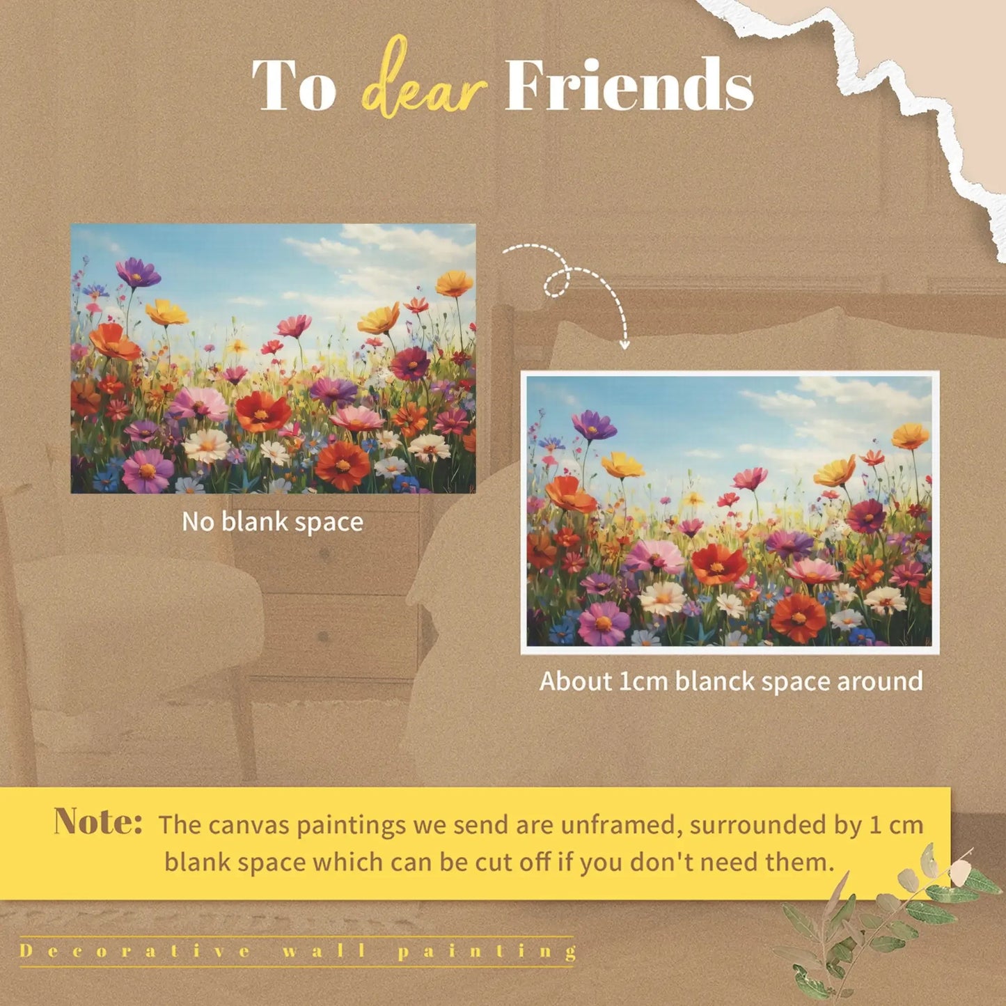 Frame Canvas Bedroom Wall Art Landscape Print Decor