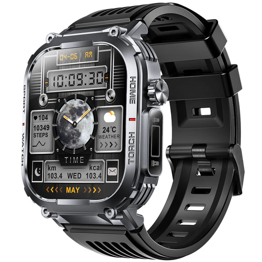 LaNikar Smart Watch For Men 2.02 Inch 3ATM Waterproof