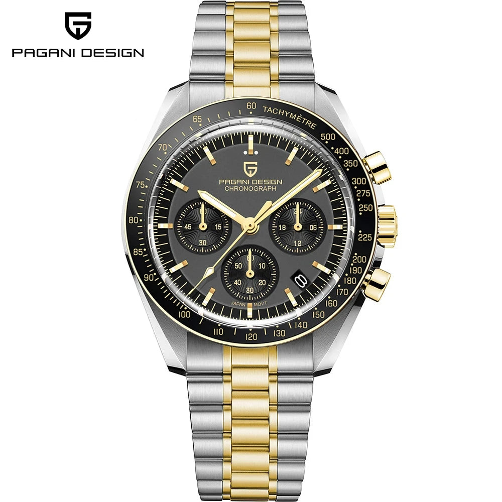 PAGANI DESIGN 1701 V5 Chronograph Quartz AR Sapphire Glass