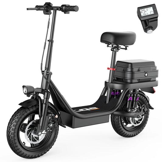 Hign-concerned Electric Scooter Adults Foldable 500W 48V
