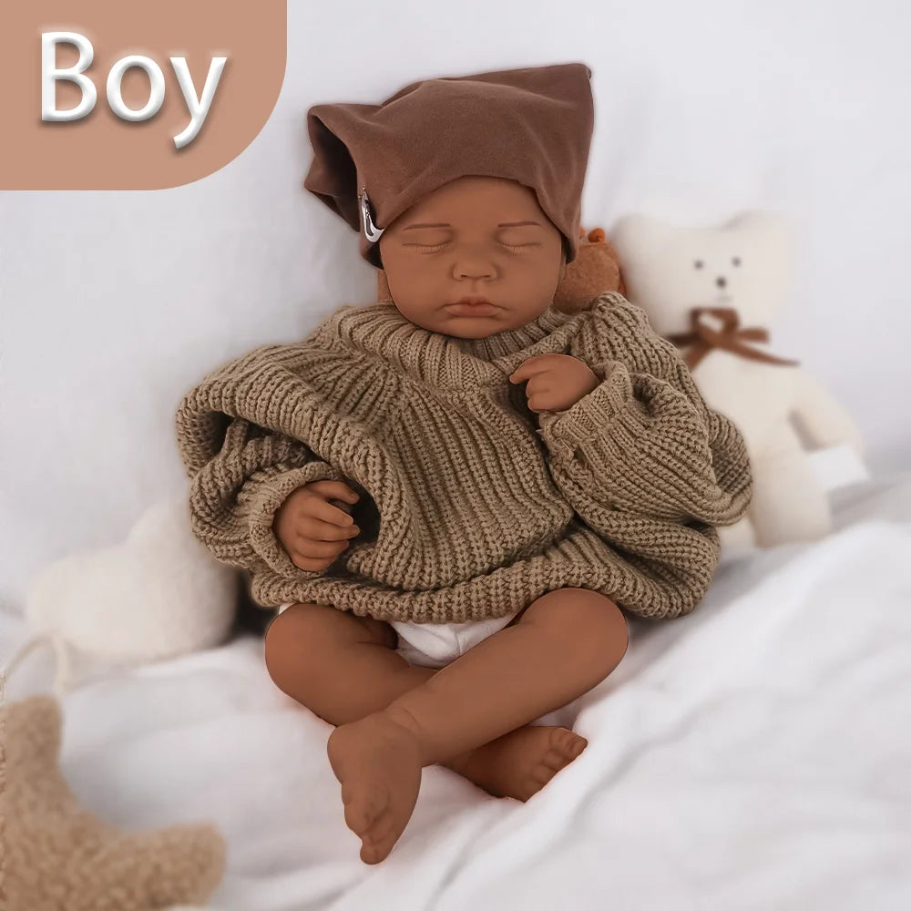 Ultra Realistic Silicone Reborn Baby Doll With Sleeping Eyes
