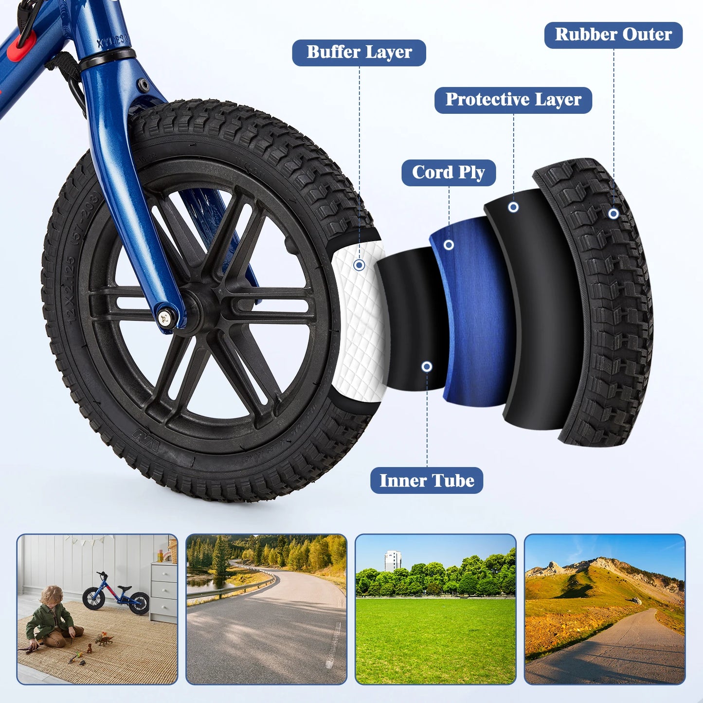 HiMISS Electric Bike For Kids Ages Three To Five