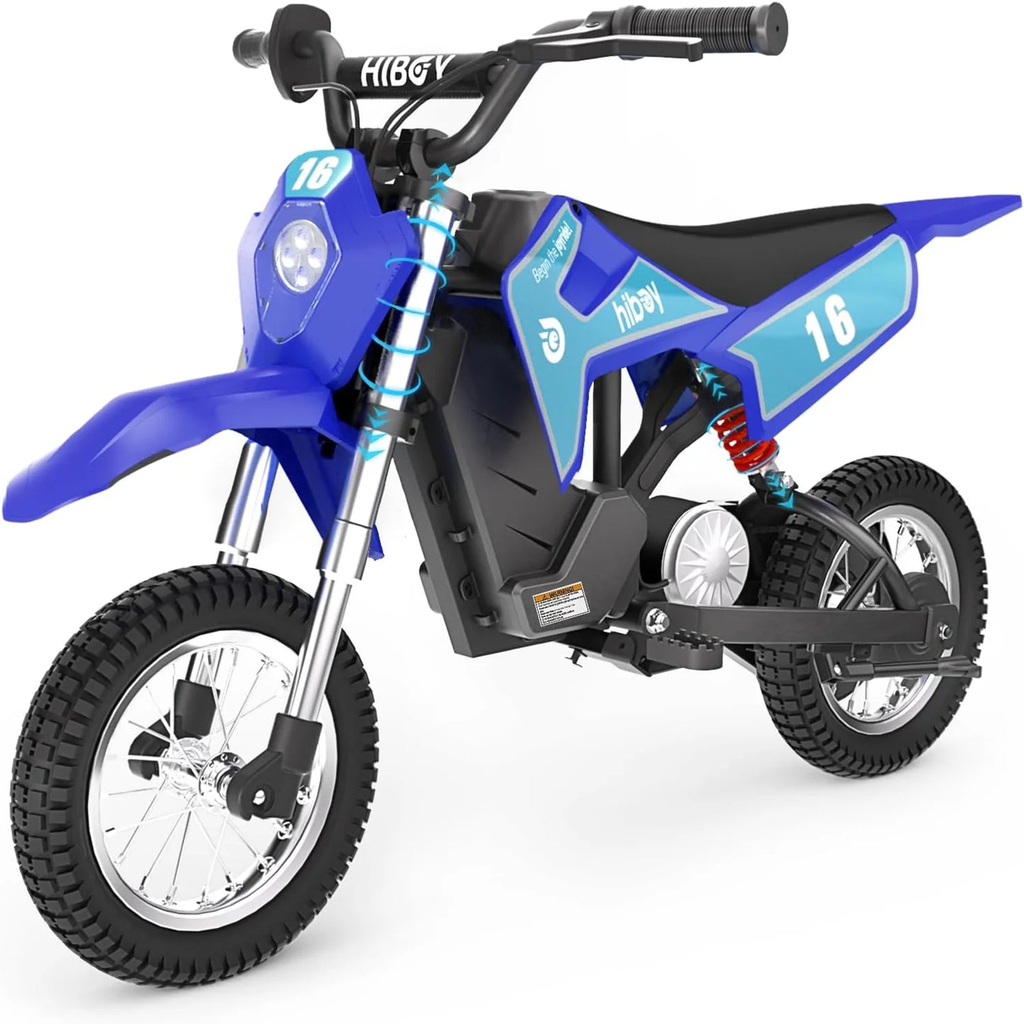 Hiboy 36V 300W Electric Kids Dirt Bike Ages 3to10 TriSpeed