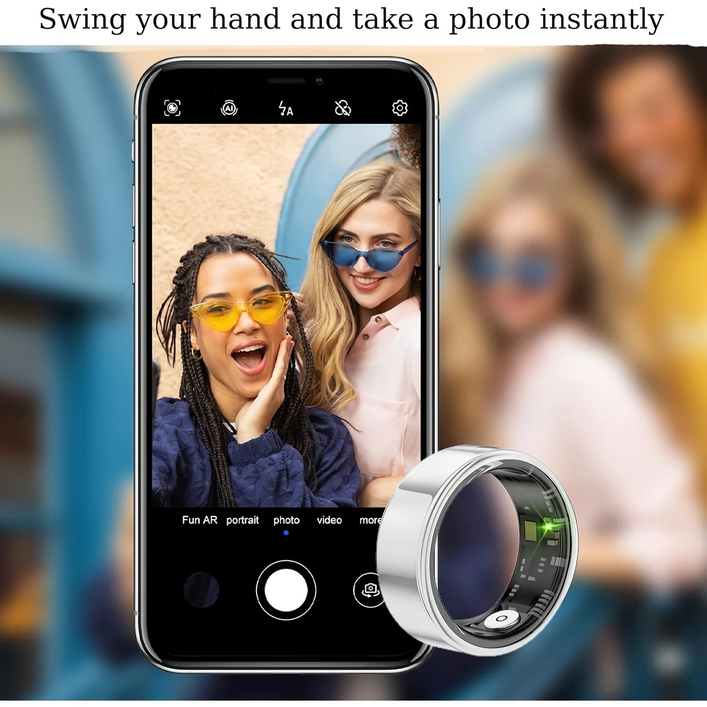 Smart Ring Sleep Tracking and Motion Monitoring Technology