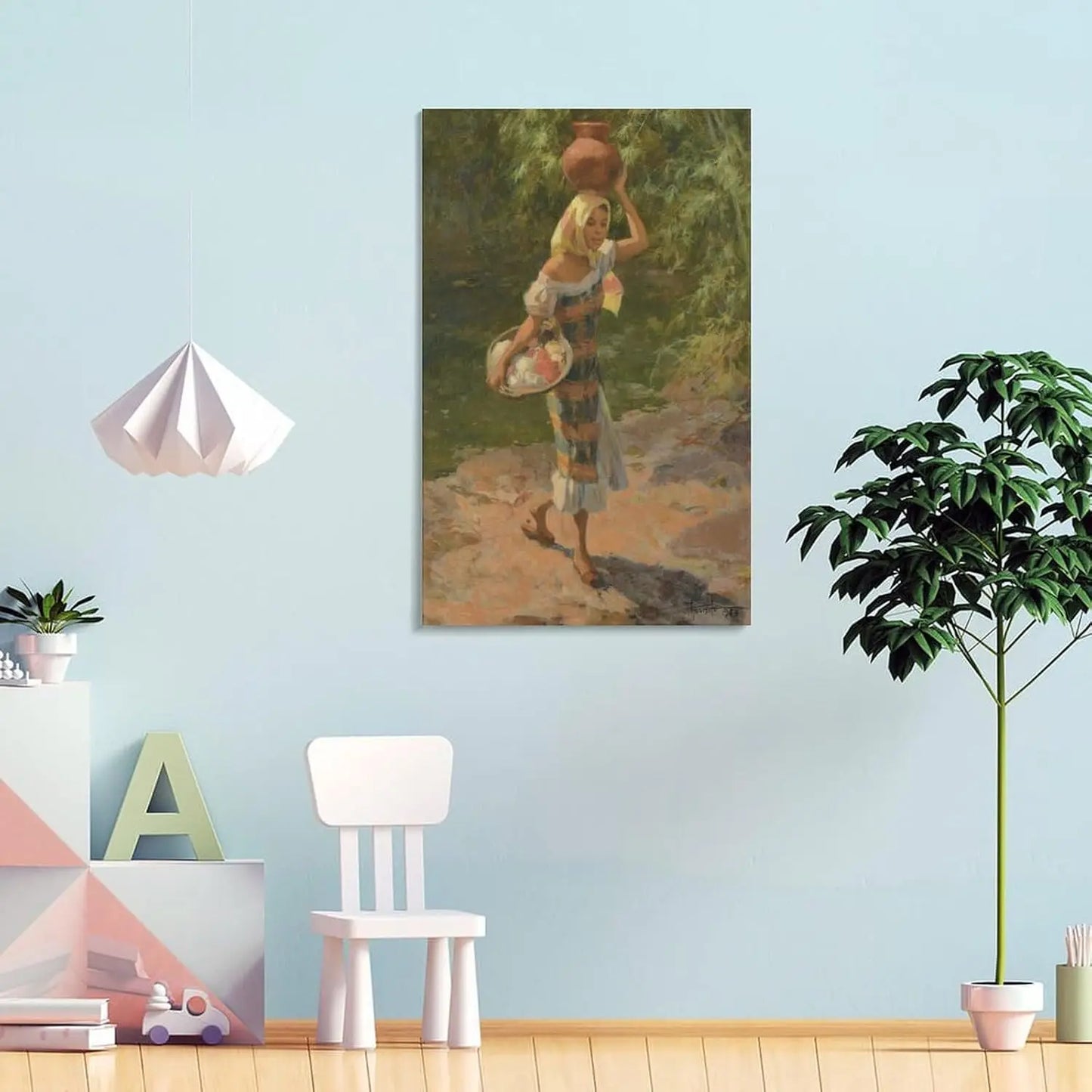 Decoration Fernando Amorsolo Filipino Canvas Wall Art Print