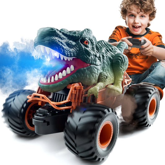 Remote Control Velociraptor Dinosaur Truck 2.4GHz Ages 3-8