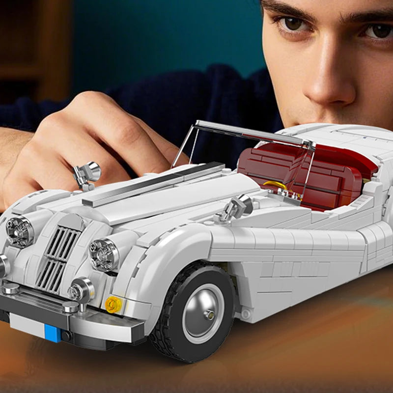 Mould King MK10236 Classic Sport Car XK140 OTS Model