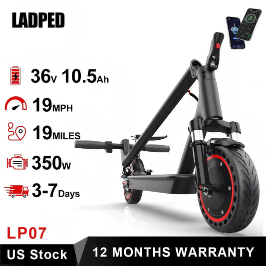 LADPED LP07 Electric Scooter 350W Folding 16 Mile Range