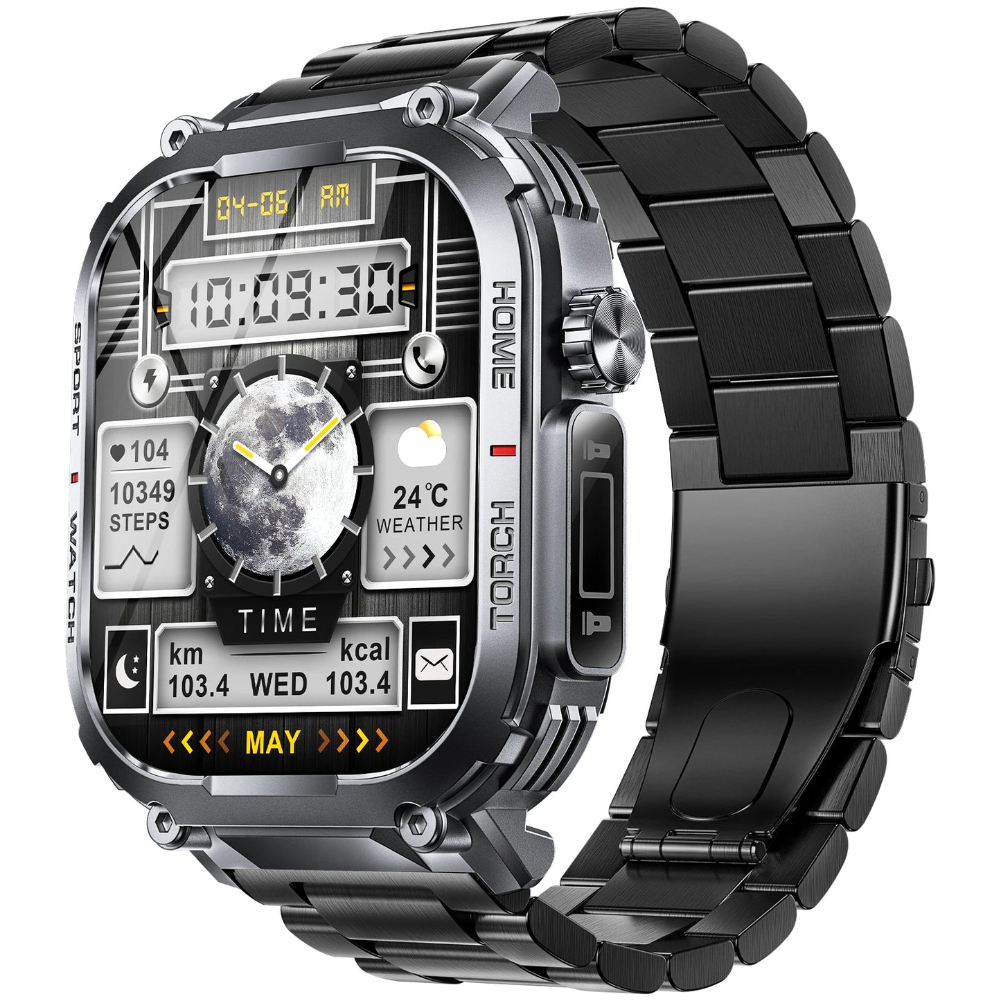 EIGIIS Smart Watch Men S320B 3ATM Waterproof Heart Rate