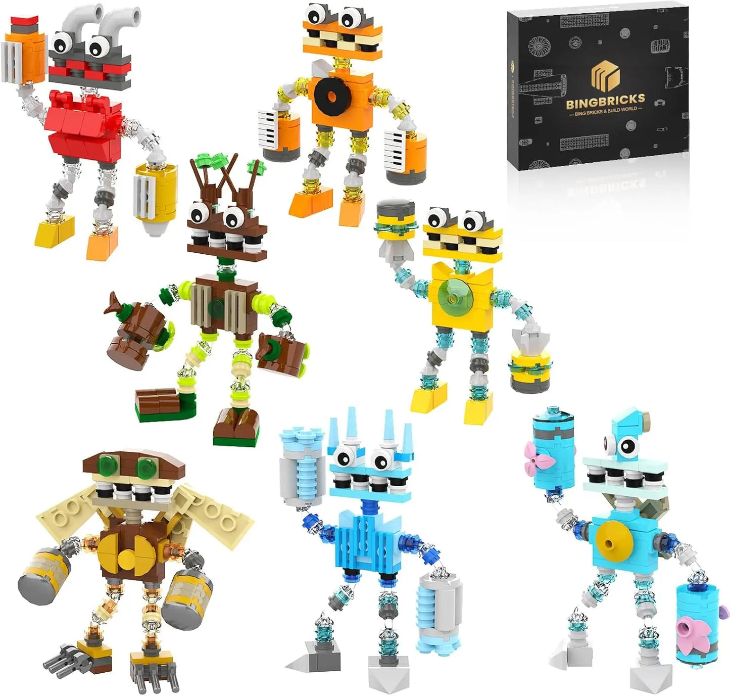 Wubbox Sing Monsters Building Set 639 Pcs Monster Friends
