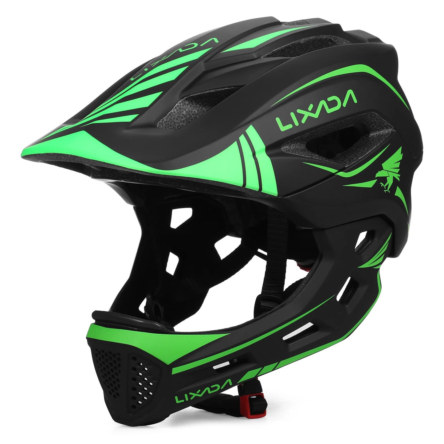 Qiilu Kids Bicycle Helmet Full Face Safety Cycling Helmet