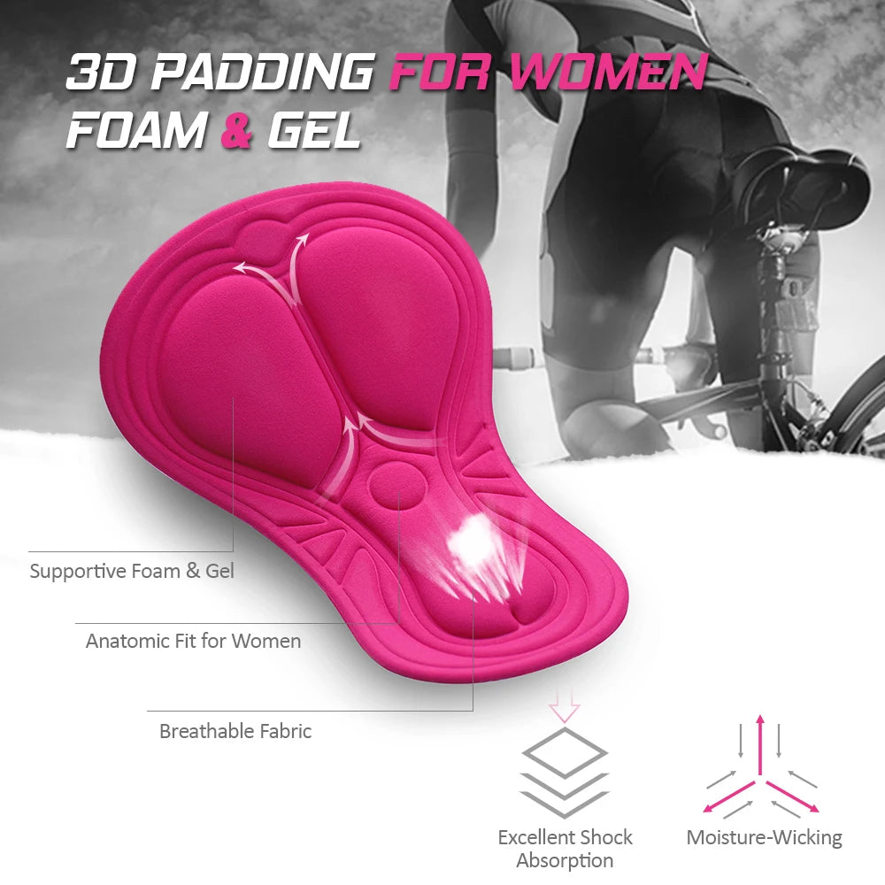 Women Bike Underwear 3D Padded Cycling Shorts
