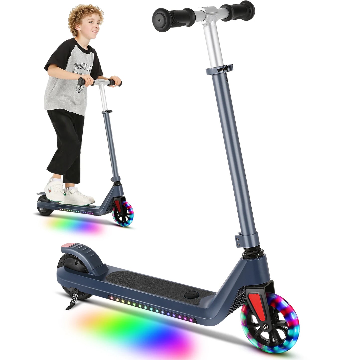 CAROMAC Electric Kids Scooter 120W Foldable LED Display