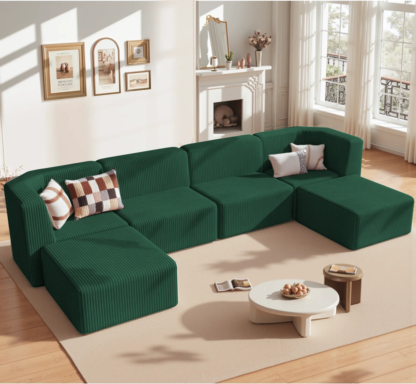 Gaildon Corduroy Sponge Sofa Lounge Chair Fluffy Sleeper