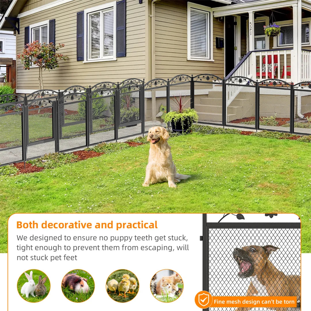 Bingopaw Eight Panel Heavy Duty Dog Playpen Outdoor Fence