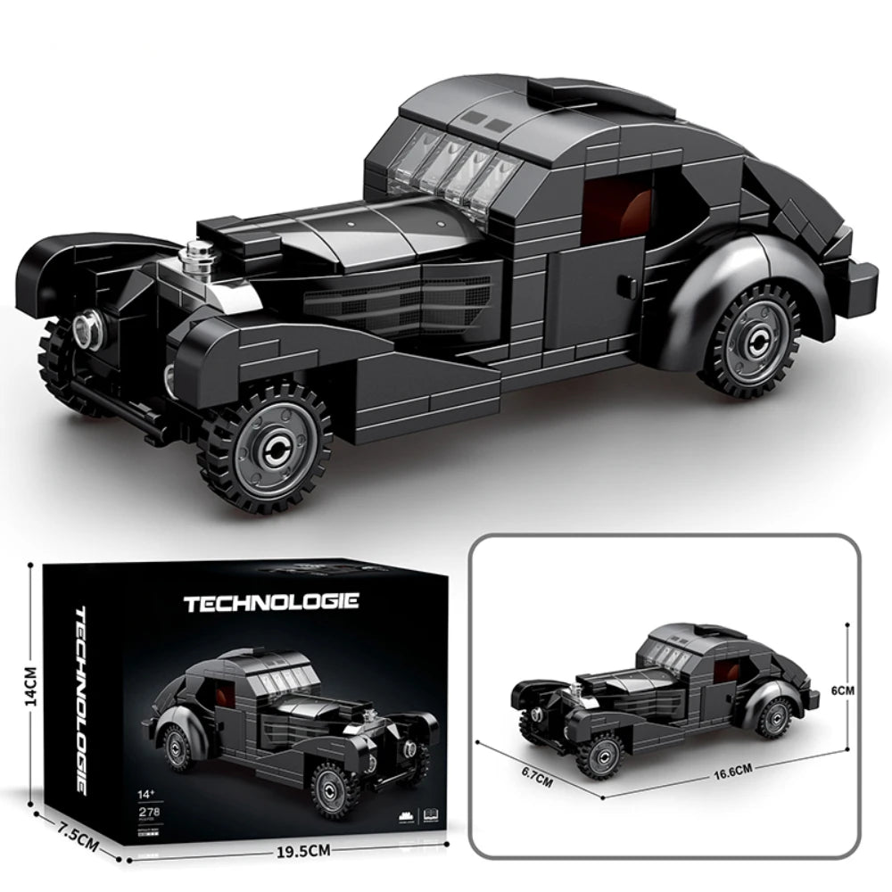 Bugatti Atlantic Sports Car Model Building Set 278 Pieces