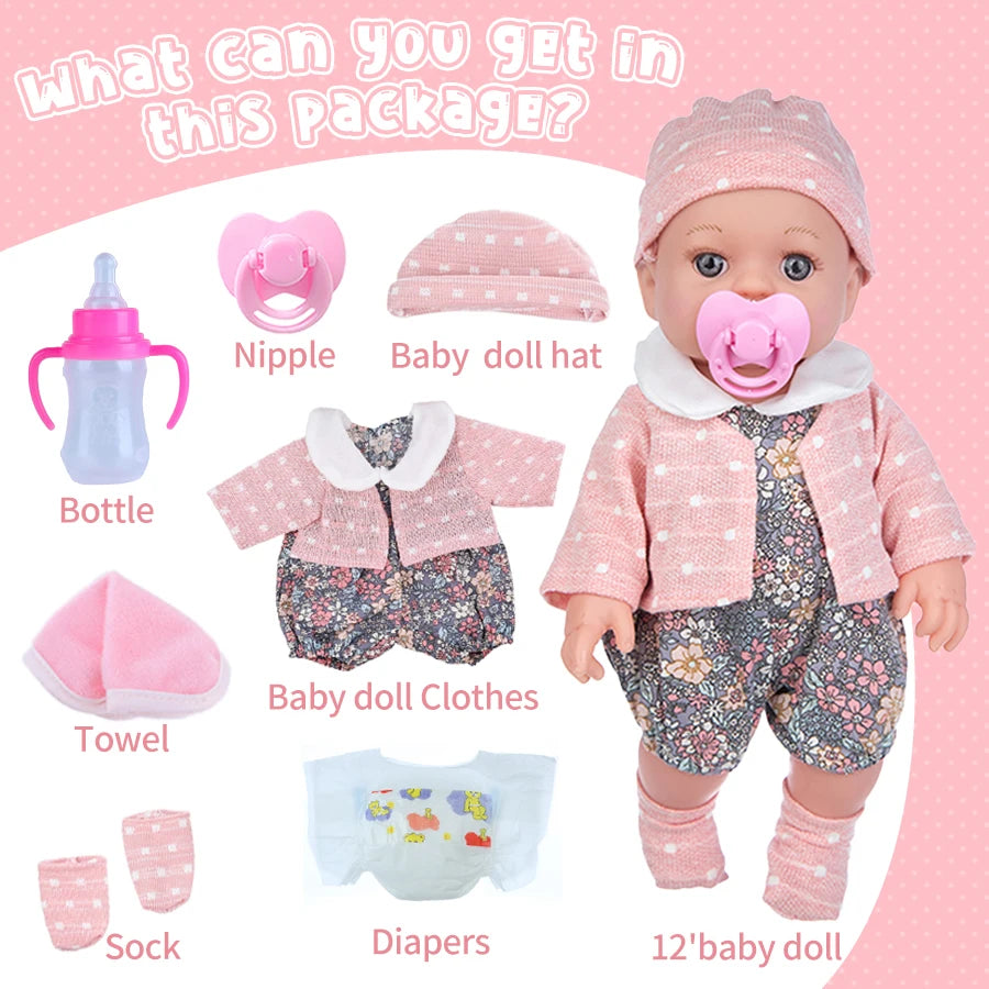 Zhejiang Reborn Doll With Movable Limbs Detachable Clothes