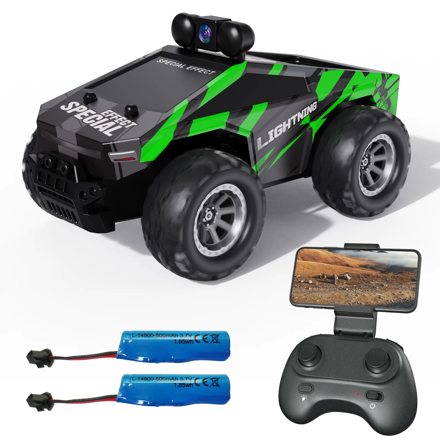 Wickena FPV RC Vehicle Featuring LED Lights 1 28 Scale