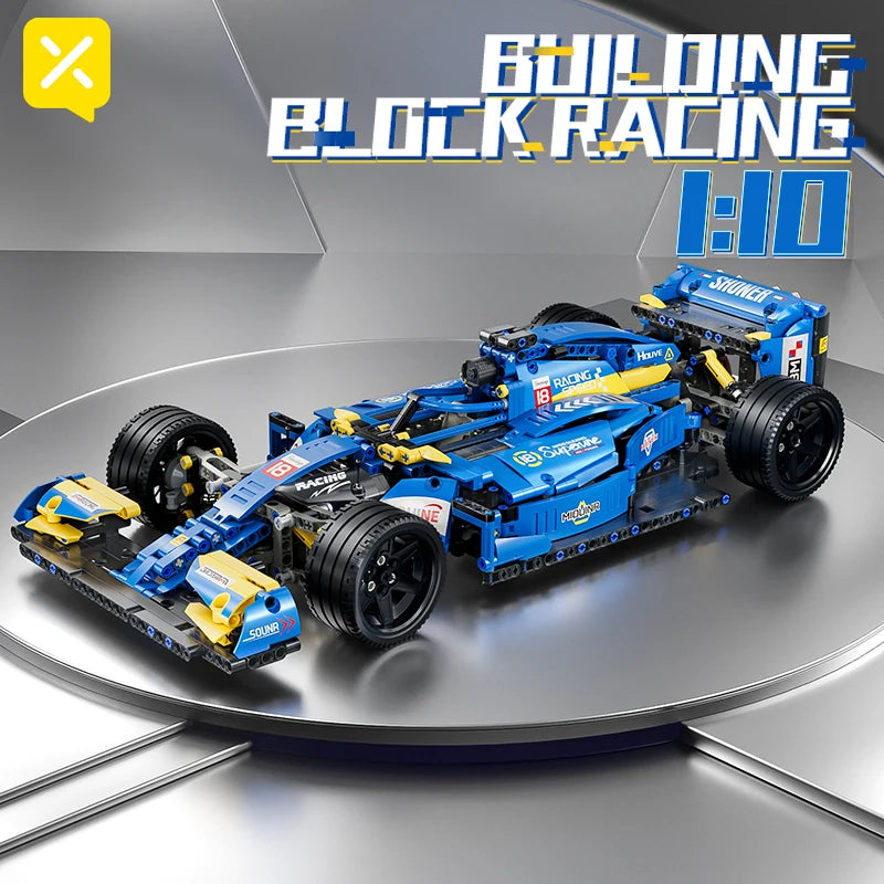 Kbox Formula Racing F1 Model Building Block Set 1161 Pieces