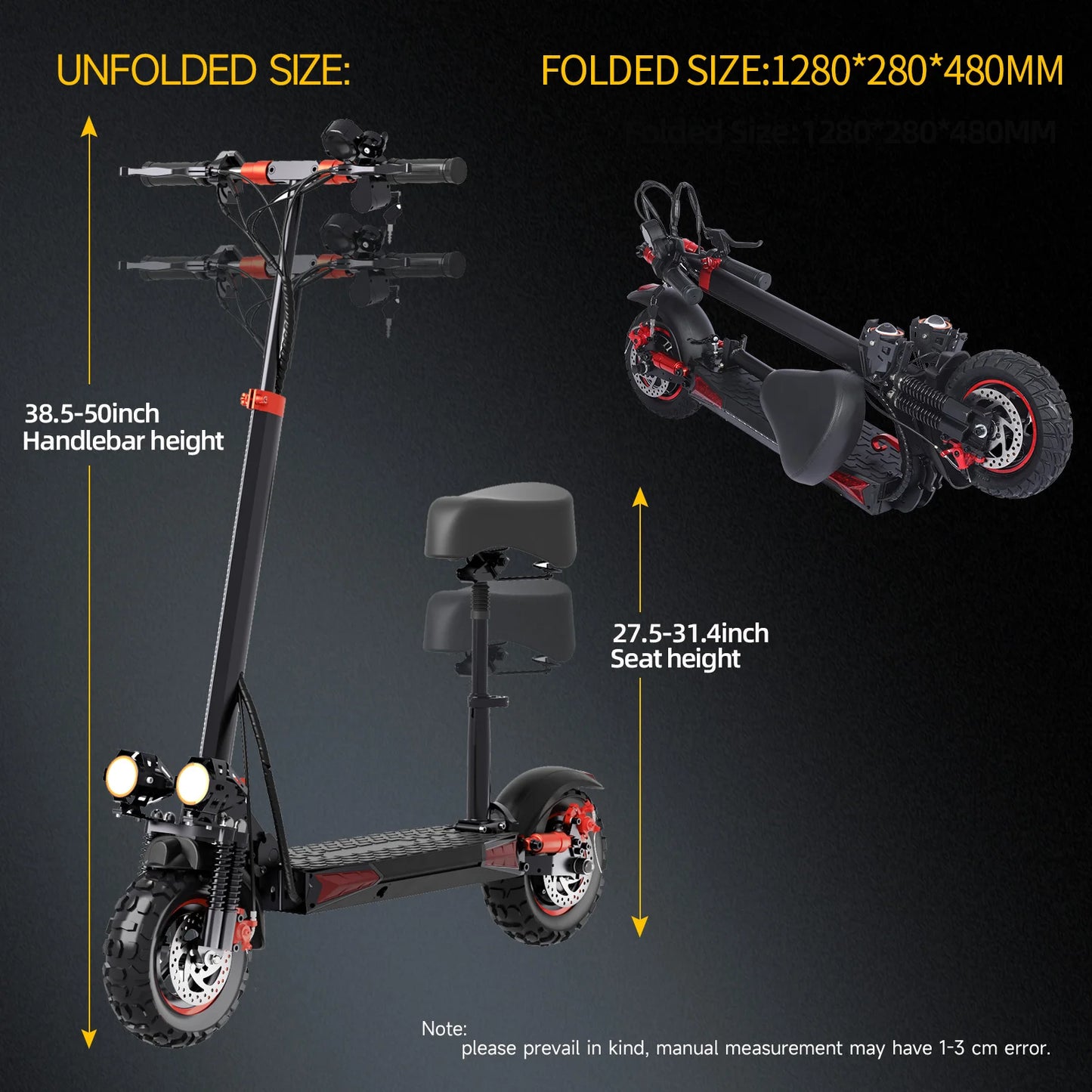 Freeboy J11 Max Electric Scooter 1200W 48V Folding Fat Tire