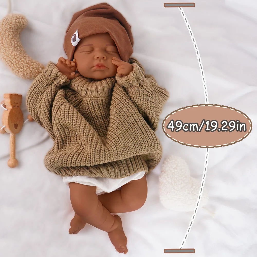 Ultra Realistic Silicone Reborn Baby Doll With Sleeping Eyes