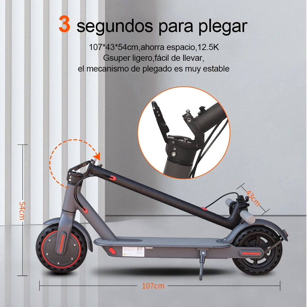 Ladped Electric Scooter 350W 19 MPH APP Smart Foldable