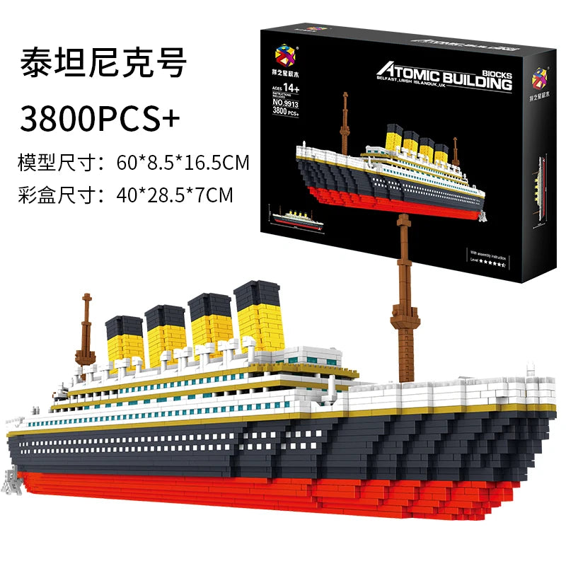 Haitai/Hitech Titanic Model Building Blocks Set For Gifting