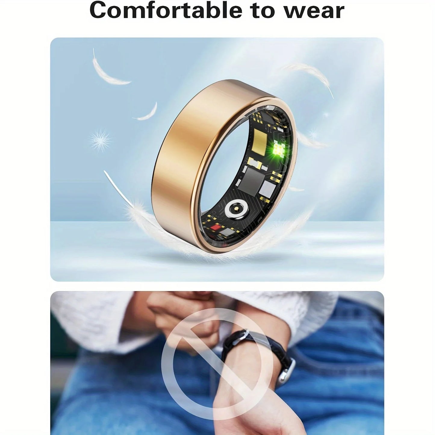 Smart Ring Sleep Tracking and Motion Monitoring Technology