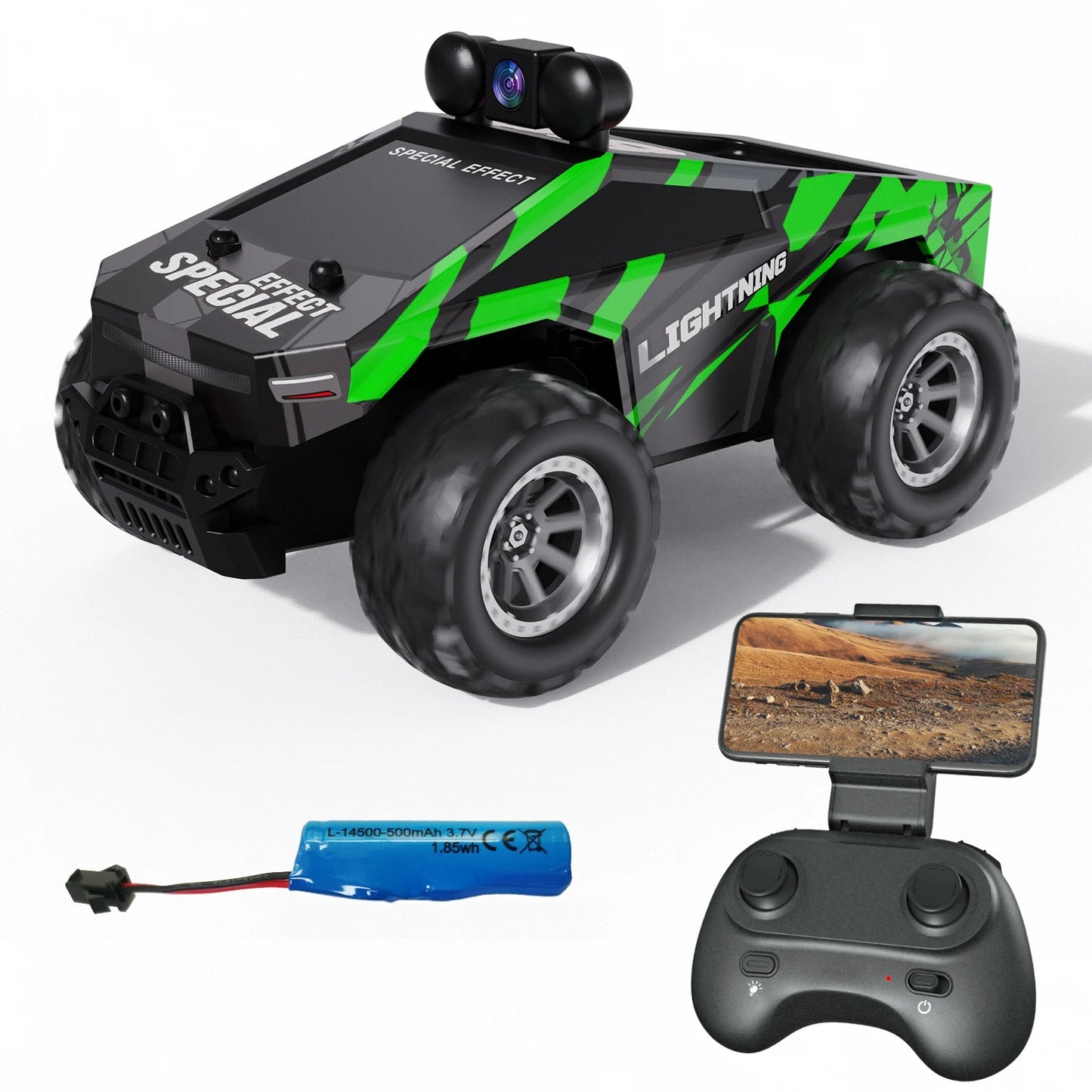 Wickena FPV RC Vehicle Featuring LED Lights 1 28 Scale
