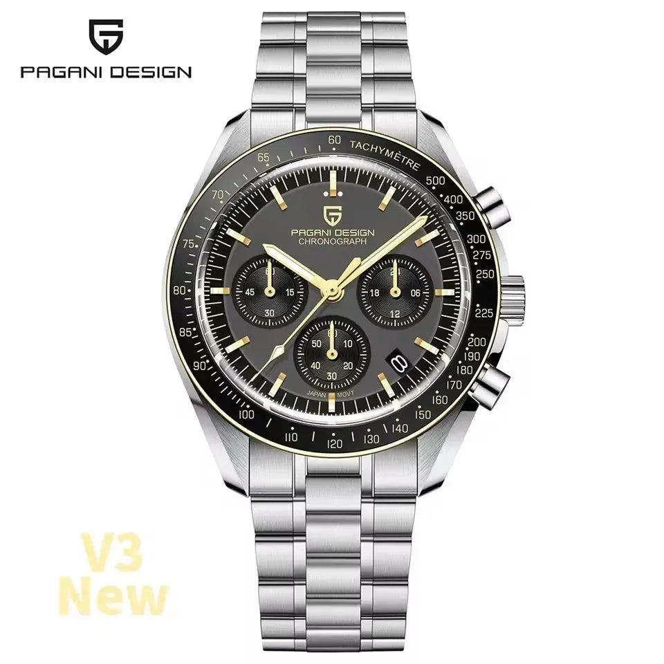 PAGANI DESIGN V5 Moon Chronograph Quartz Watch For Men