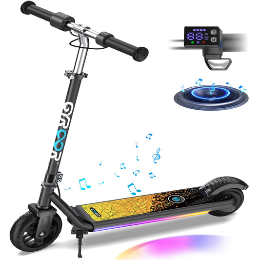 GYROOR Kids Electric Scooter LED Display 150W Dual Brake