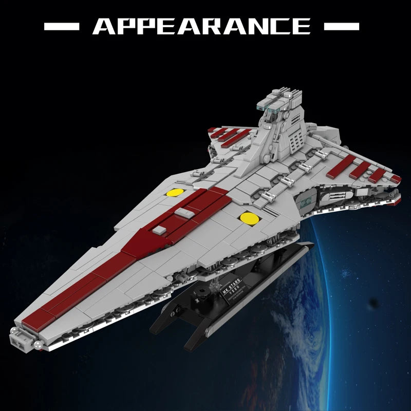 Mould King 21074 Building Block Republic Attack Cruiser