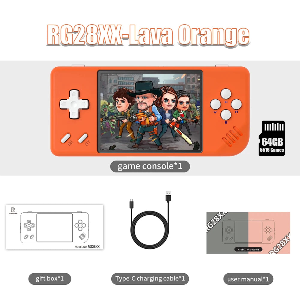 Anbernic RG28XX Handheld Game Console 64GB Preinstalled