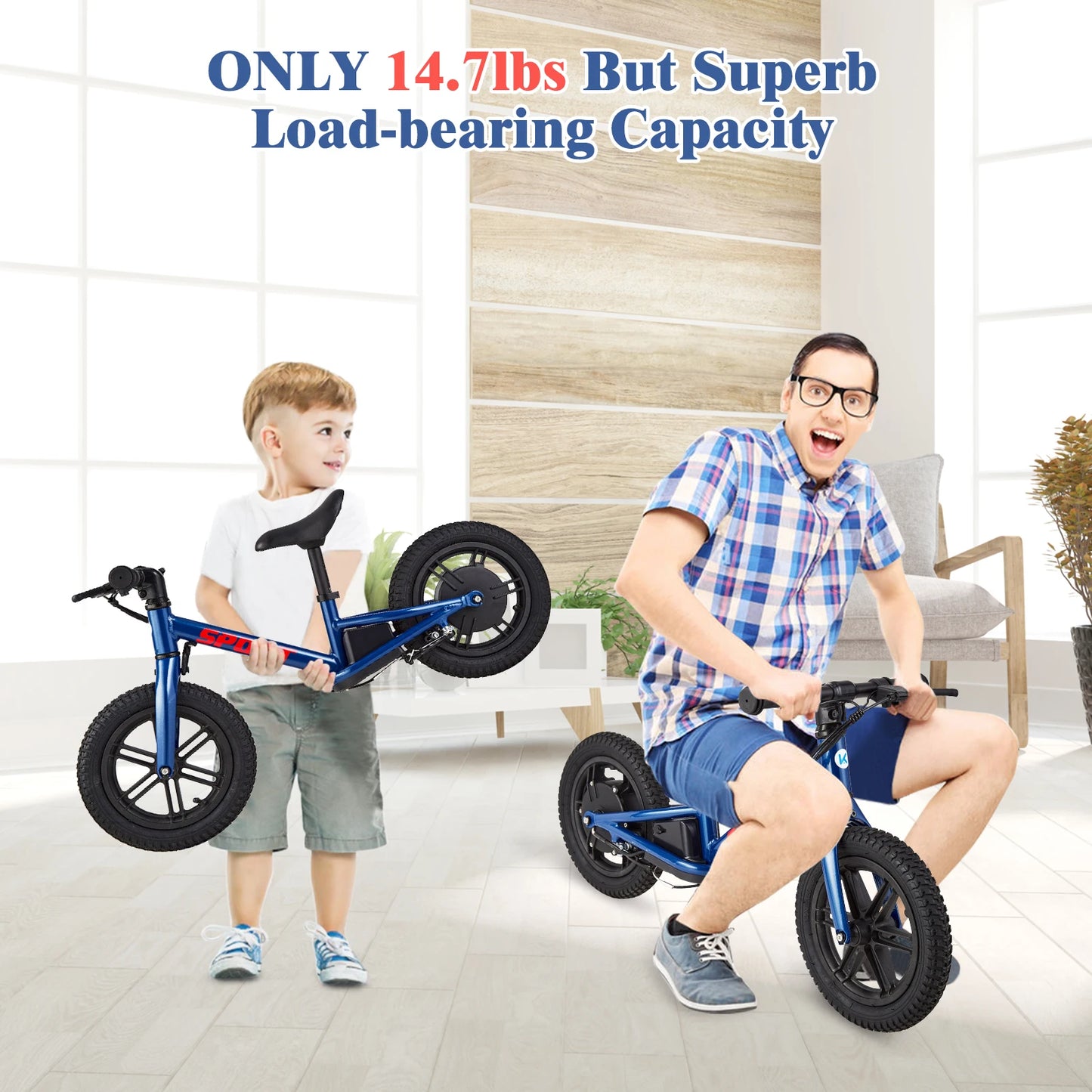 HiMISS Electric Bike For Kids Ages Three To Five