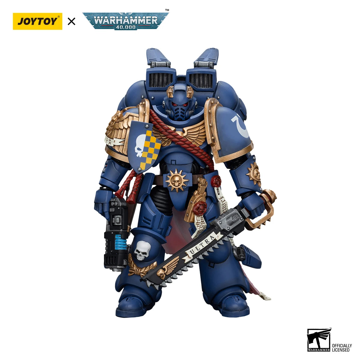 Joy Toy Warhammer 40K Ultramarines Jump Pack Captain Figure
