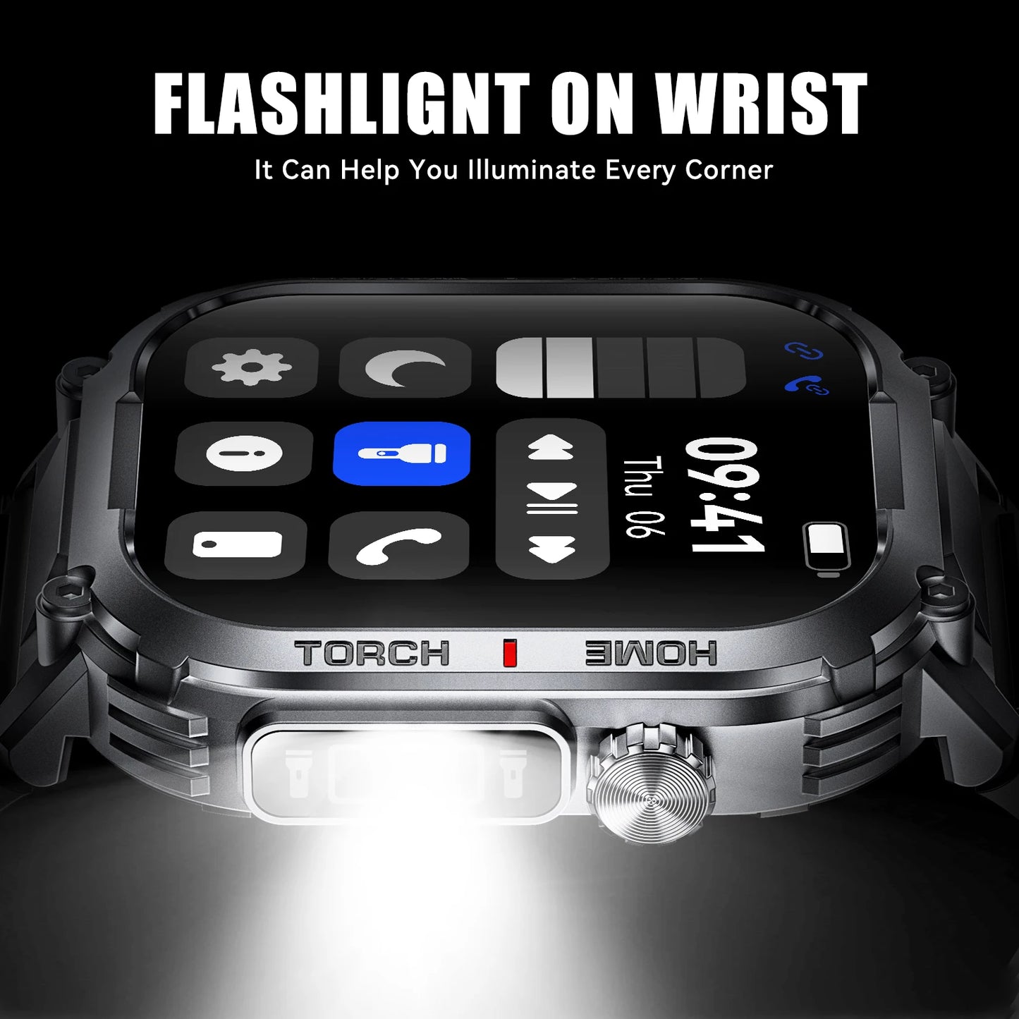 EIGIIS Smart Watch Men S320B 3ATM Waterproof Heart Rate