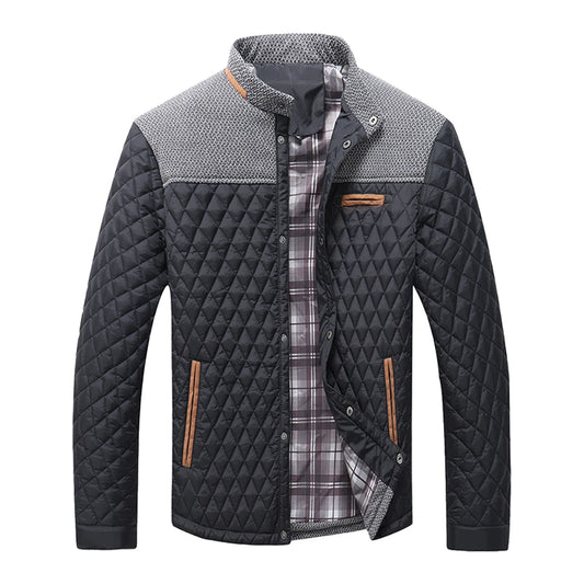 Men's Winter Warm Bomber Quilted Coat by NoEnName
