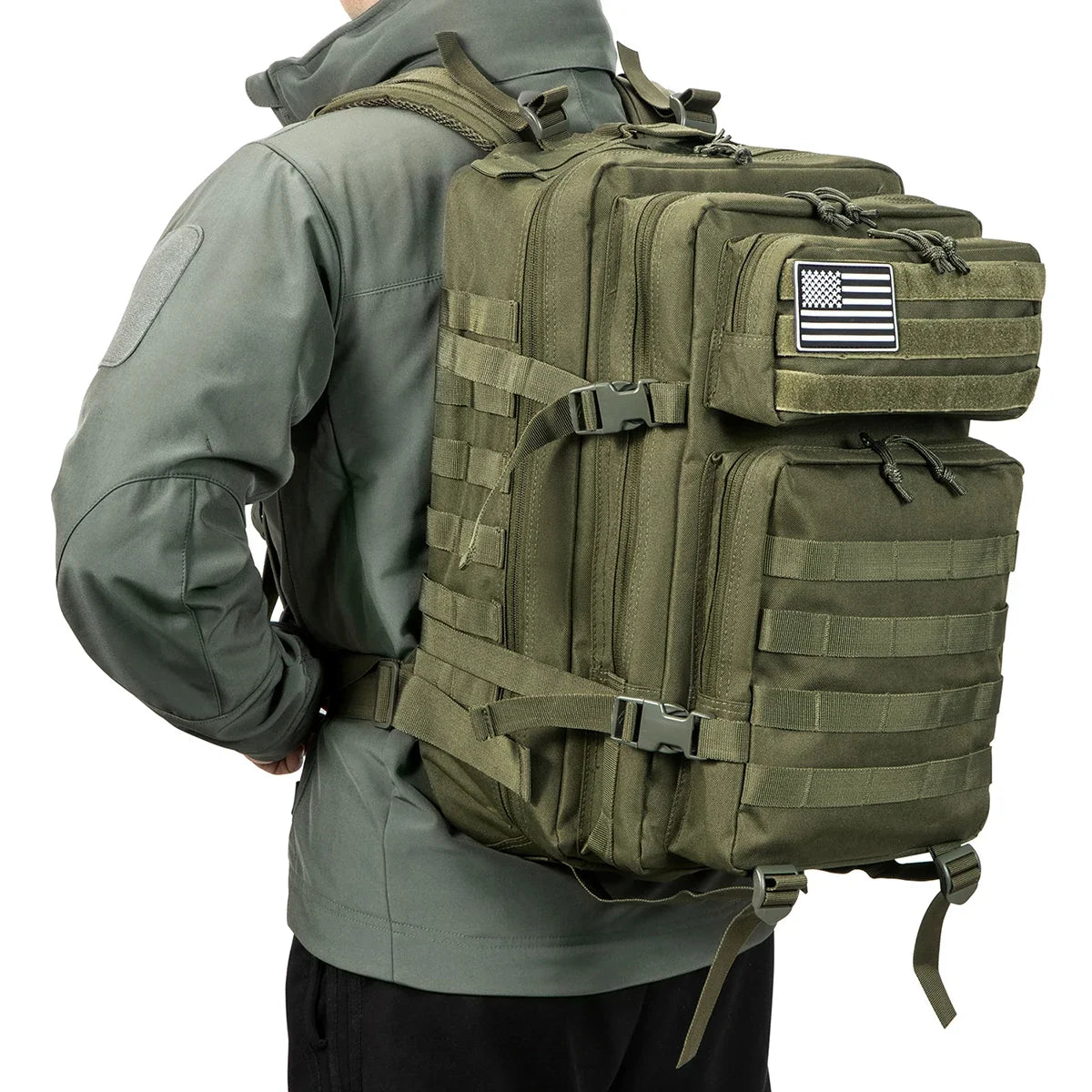 ReFire Gear Tactical Backpack Outdoor Rucksack For Hiking