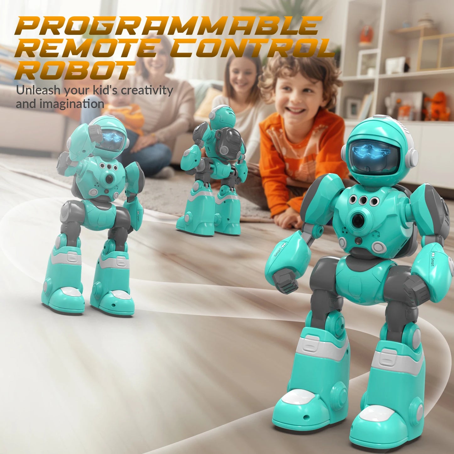 Hign-concerned STEMTRON Programmable Robot Gesture Sensing