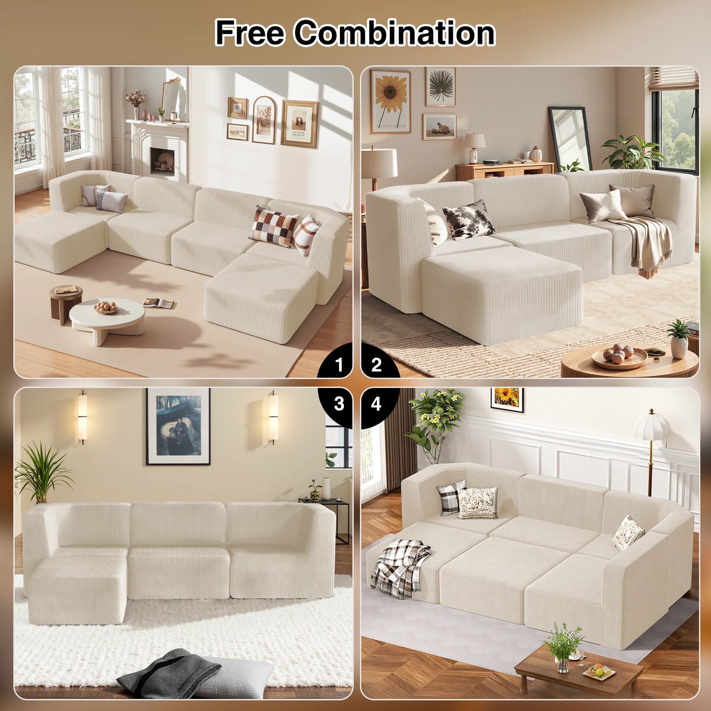 Gaildon Corduroy Sponge Sofa Lounge Chair Fluffy Sleeper