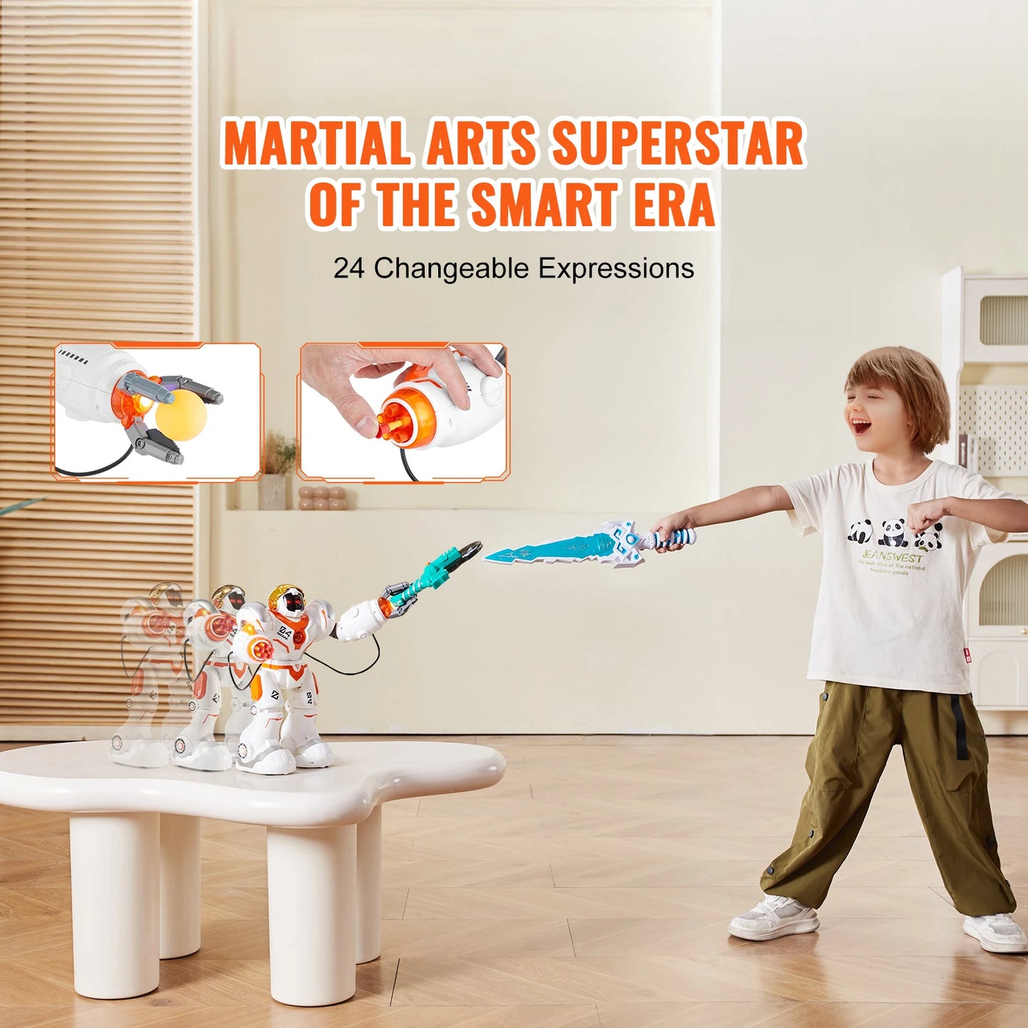 SucceBuy RC Battle Robot For Kids Programmable Remote