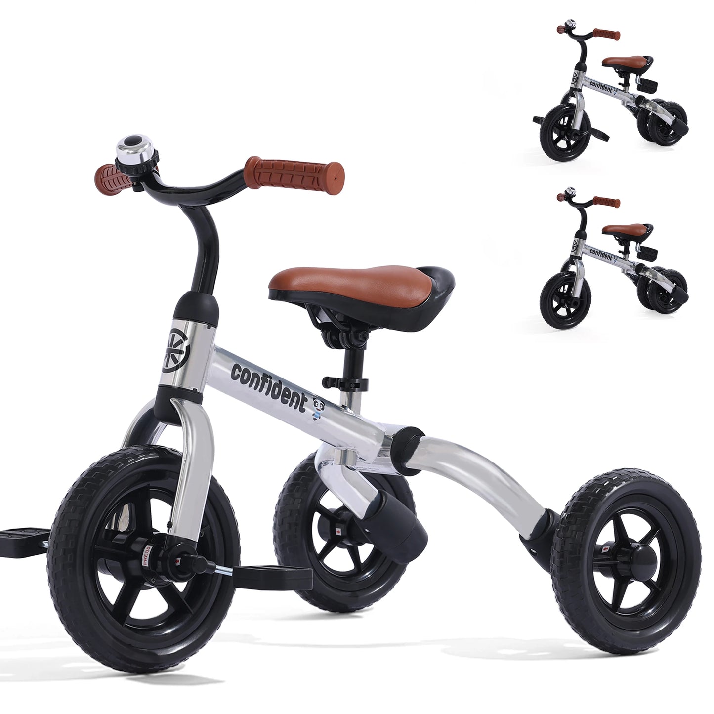 LZDMY Toddlers Tricycle Three In One Ride On Trike