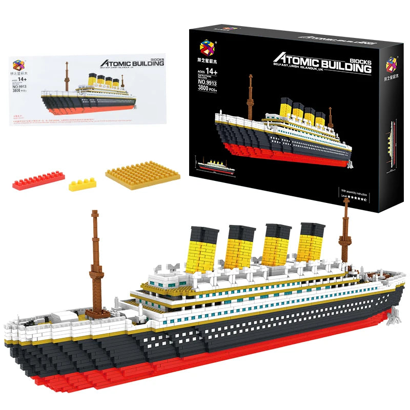 Haitai/Hitech Titanic Model Building Blocks Set For Gifting