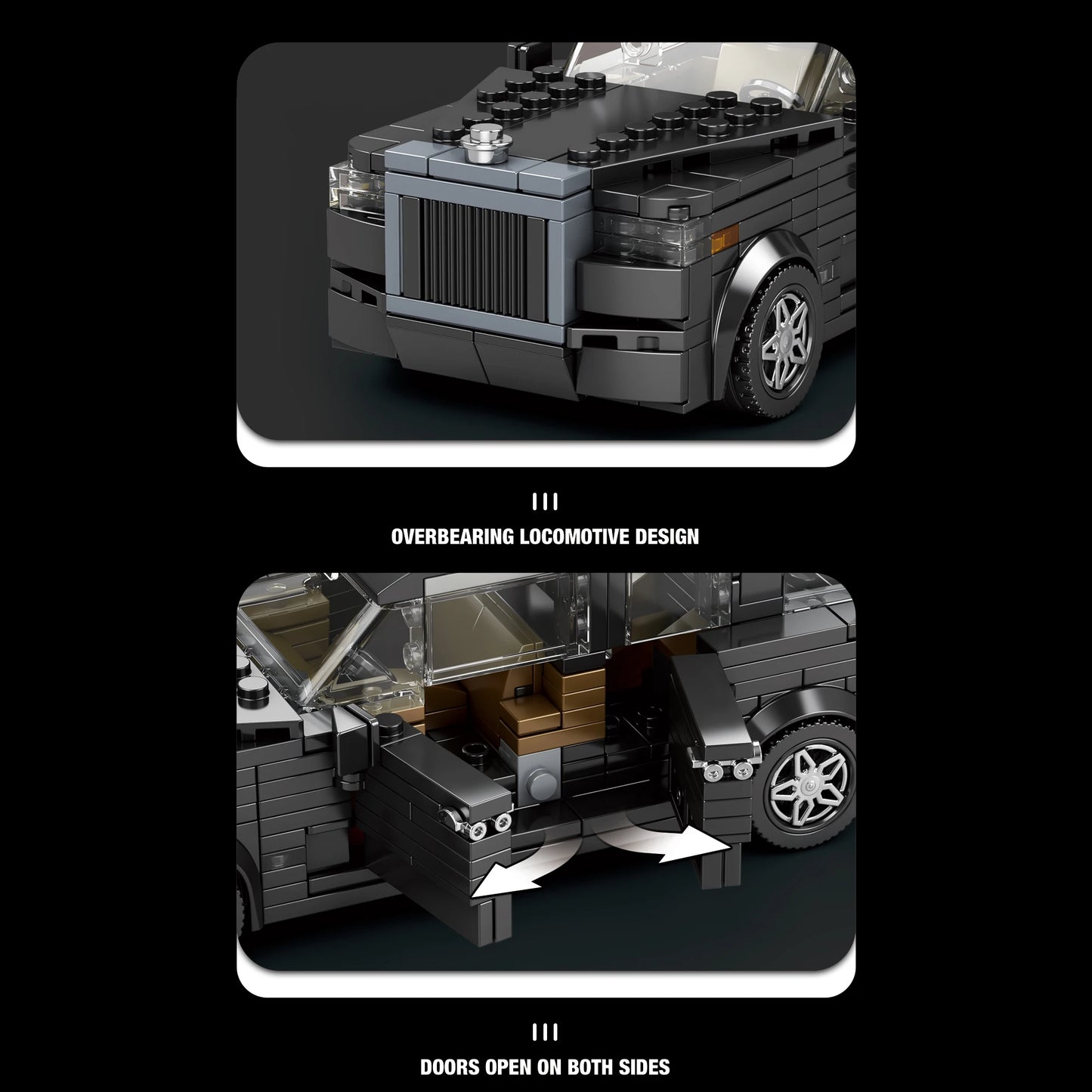 RR Cullinann Luxury SUV Model Car Building Blocks Set 480PC