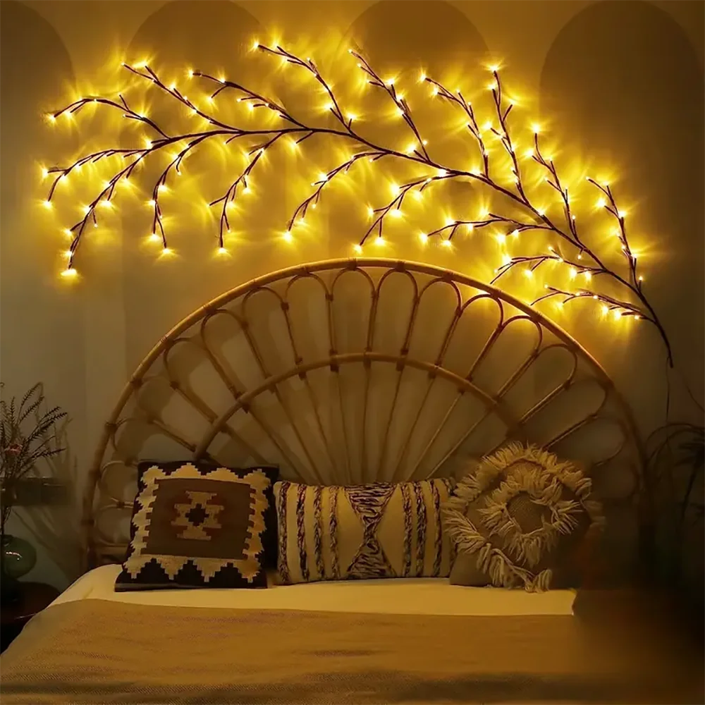 WELPUR Solar LED String Lights Outdoor Tree And Vine 96LED