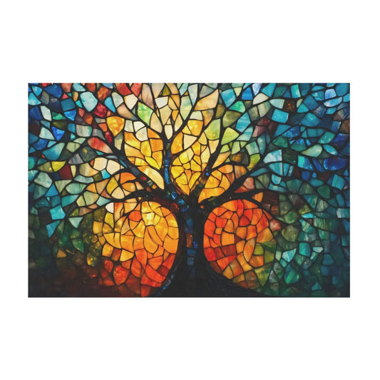 Colorful Canvas Wall Art Landscape Print Unframed Bedroom Decor